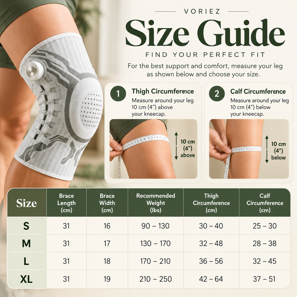 Premium Knee Support Brace for Active Recovery